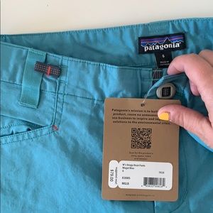 Patagonia women’s venga rock pants mogul blue sz 6